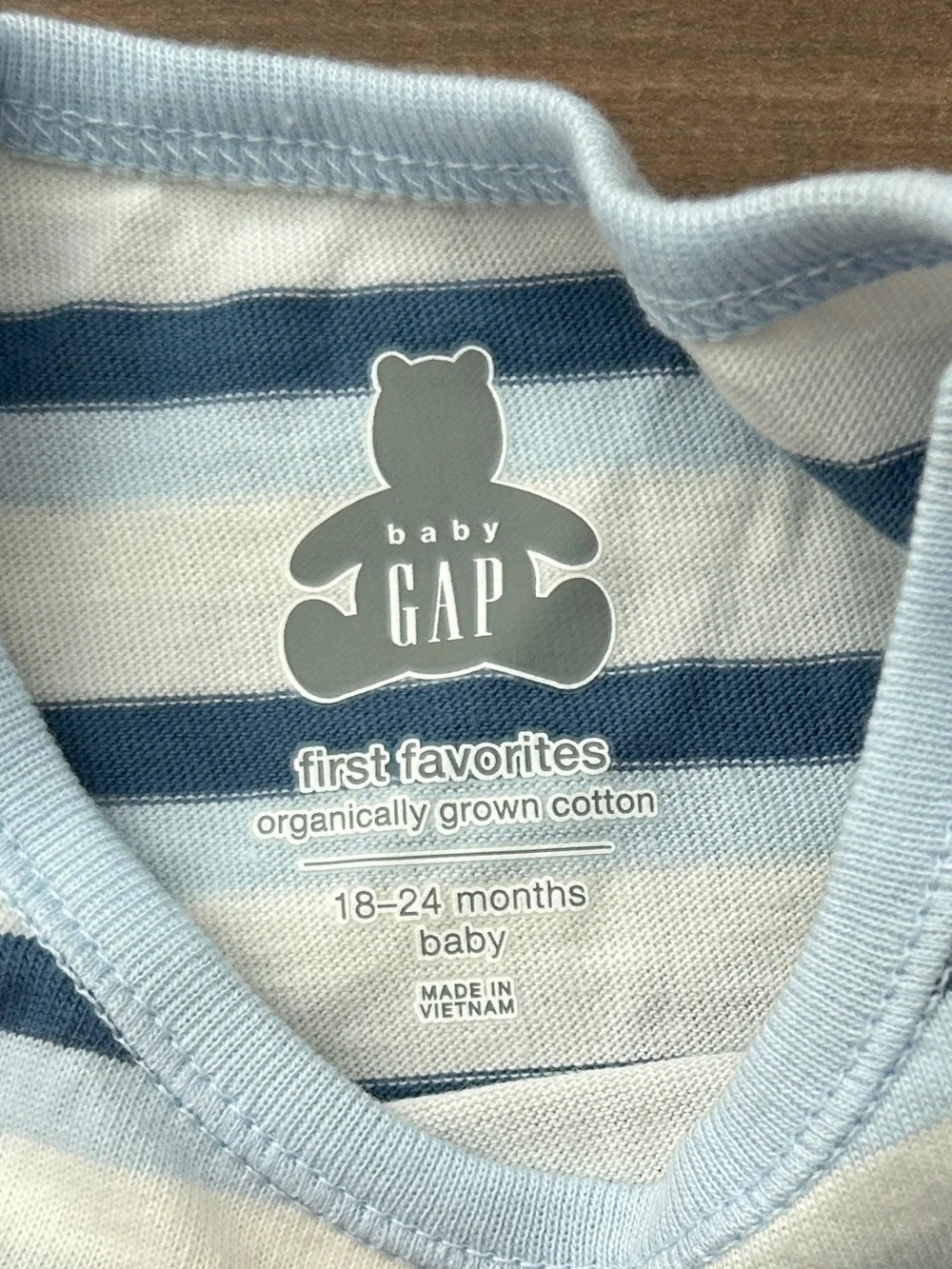 NWT Baby GAP Striped Bodysuit
